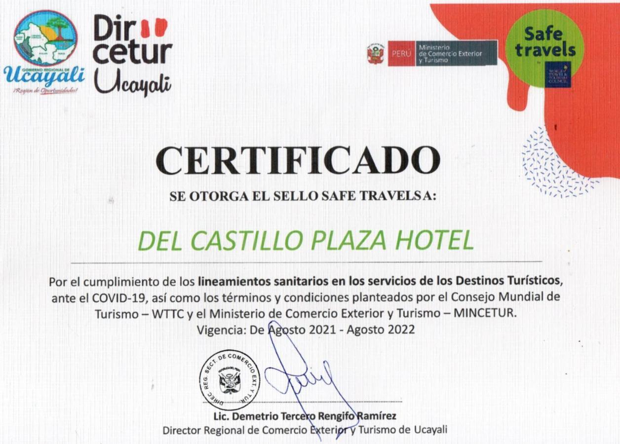 Del Castillo Plaza Hotel Pucallpa Zewnętrze zdjęcie